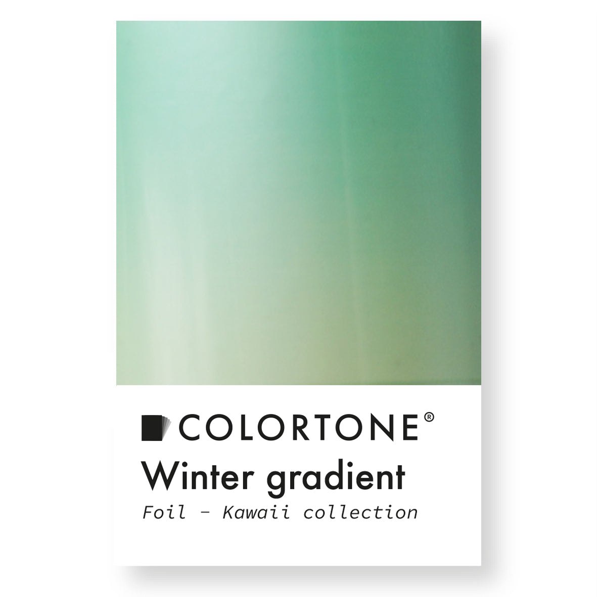Winter Gradient Foil - Multicolor