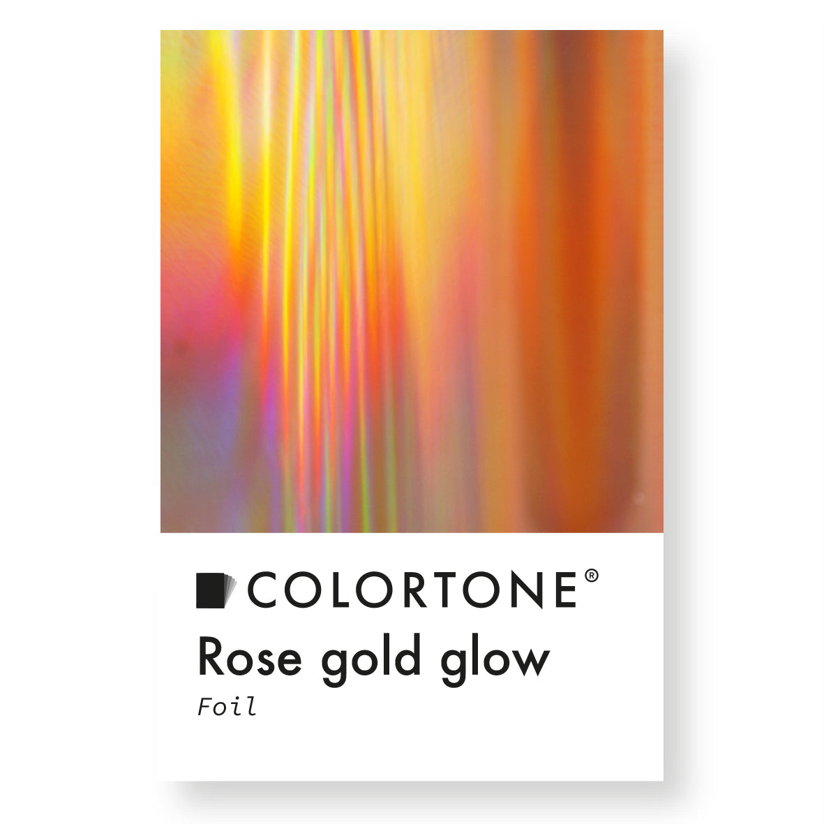 Rose Gold Glow Foil - Multicolor