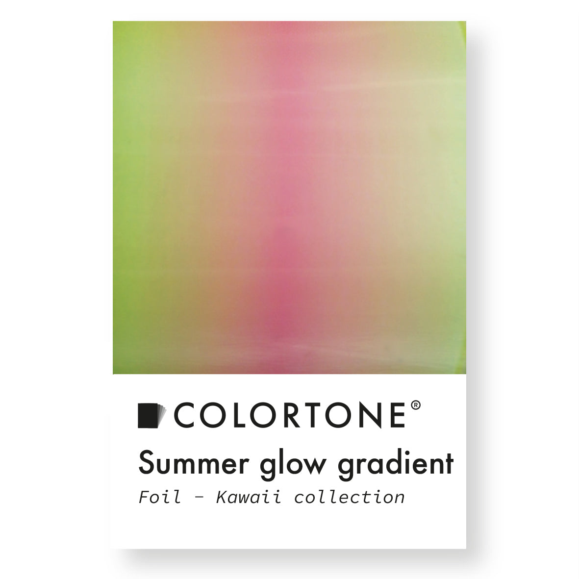 Summer Glow Gradient Foil - Multicolor