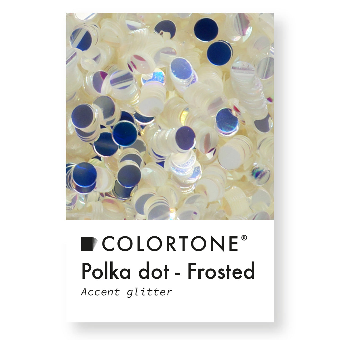 Polka Dot Frosted - Accent glitter