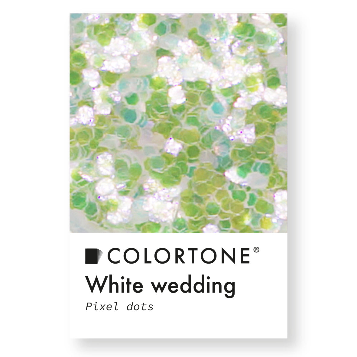 White Wedding - Pixel Dots | Colortone