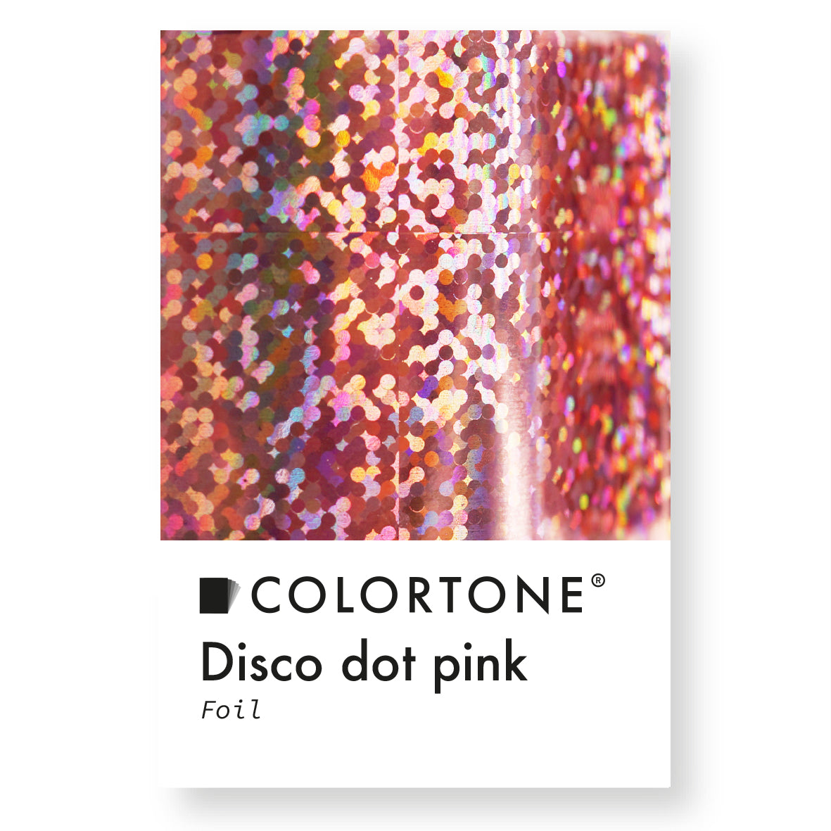 Disco Dot Pink Foil - Multicolor | Colortone