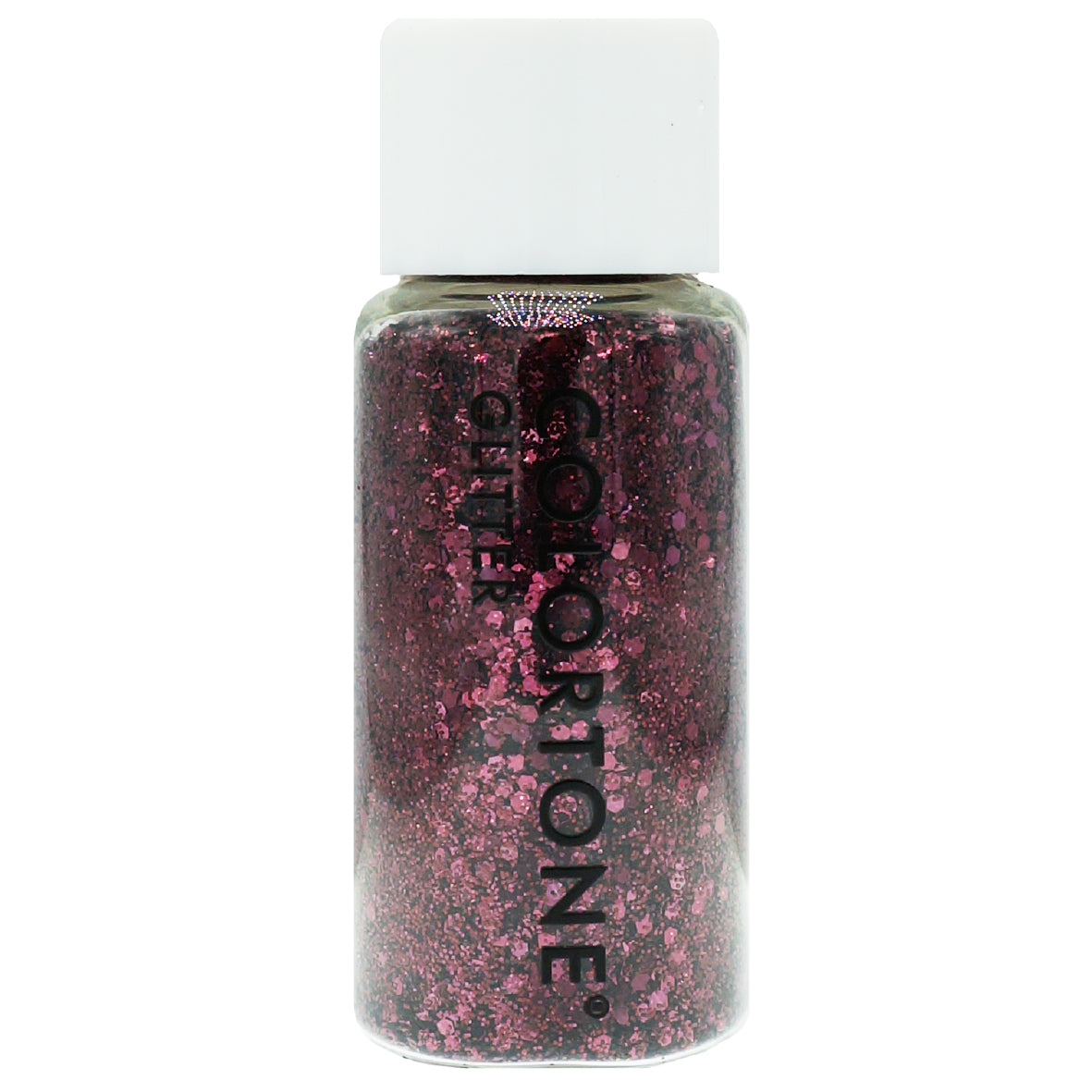 Berry White - Medium Mix Glitter Flesje | Colortone