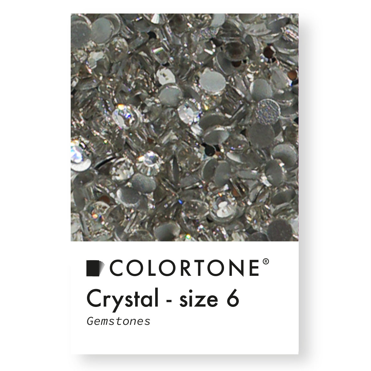 Crystal Gemstones - Size 6 | Colortone