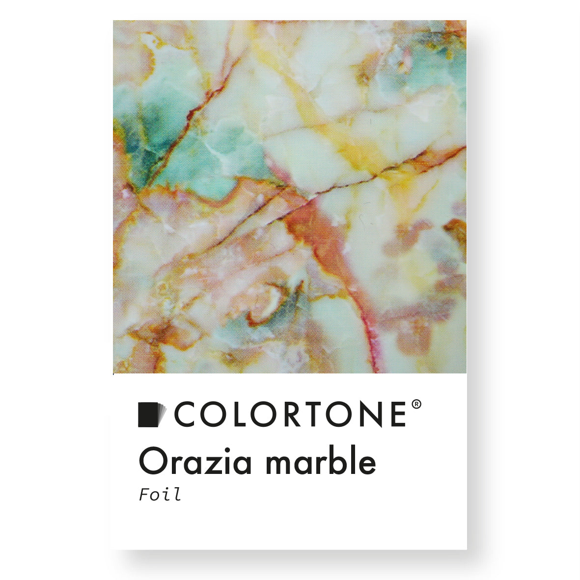 Orazia Marble Foil - Multicolor