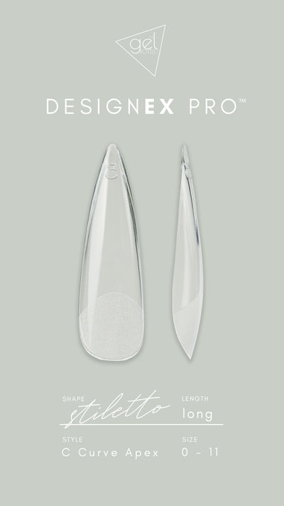 DesignEx Pro Long Stiletto Tips | The GelBottle