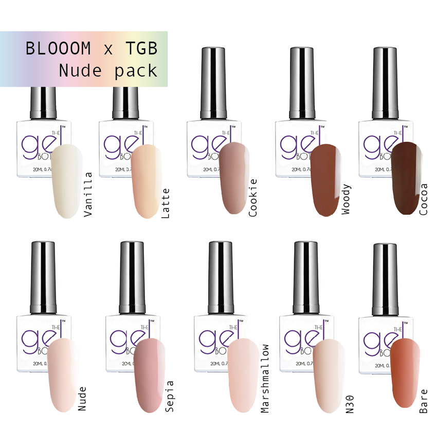 BLOOOM x TGB Perfect Nudes Pack | The GelBottle