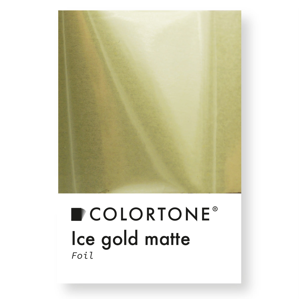 Ice Gold Matte Foil - Goud | Colortone