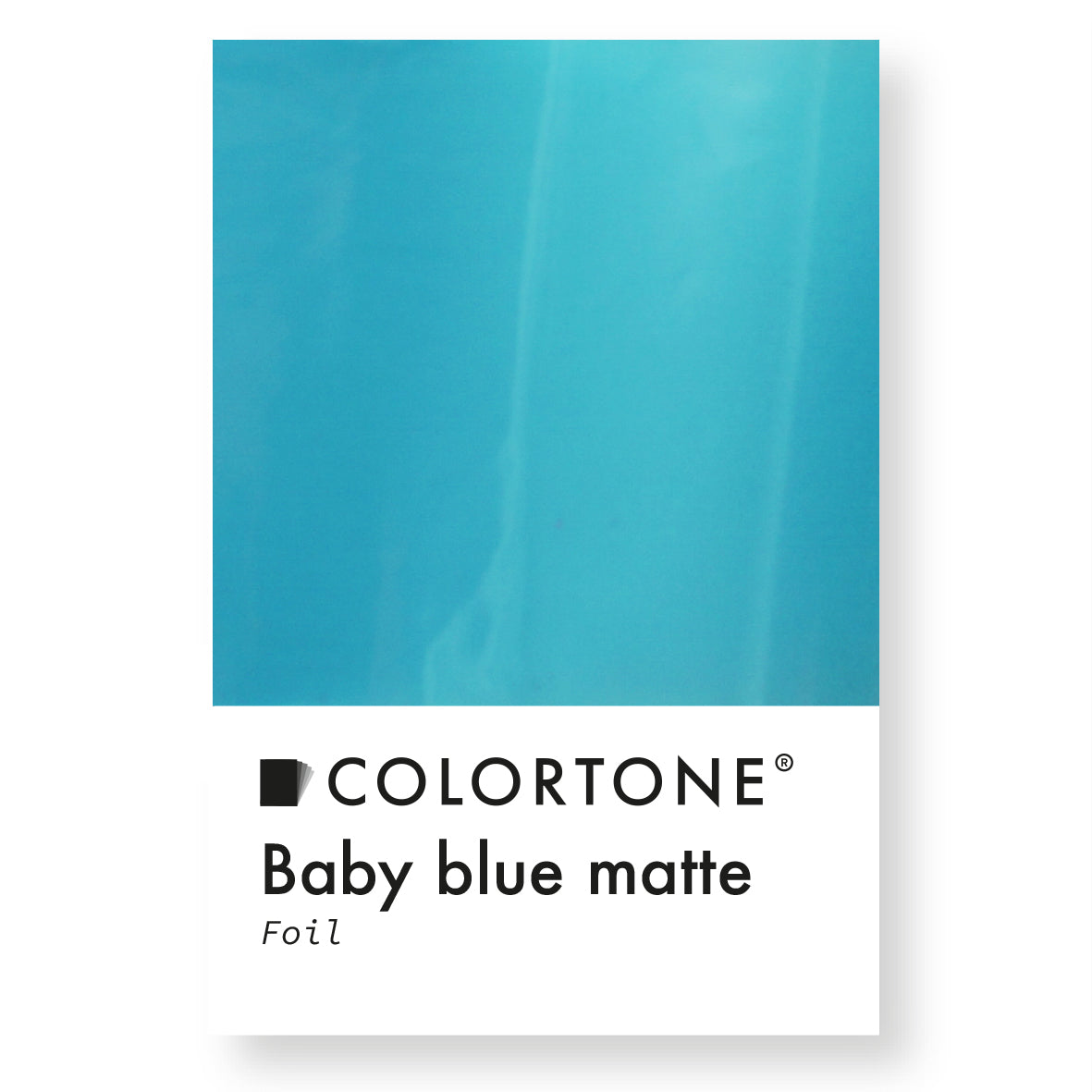 Baby Blue Matte Foil - Blauw