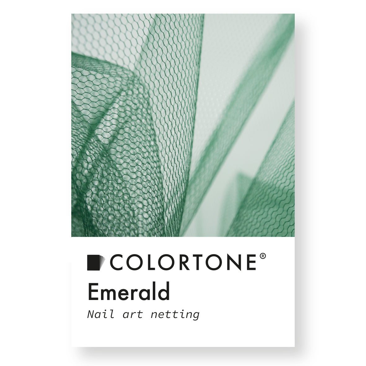 Nail art netting - EMERALD | The Blooom