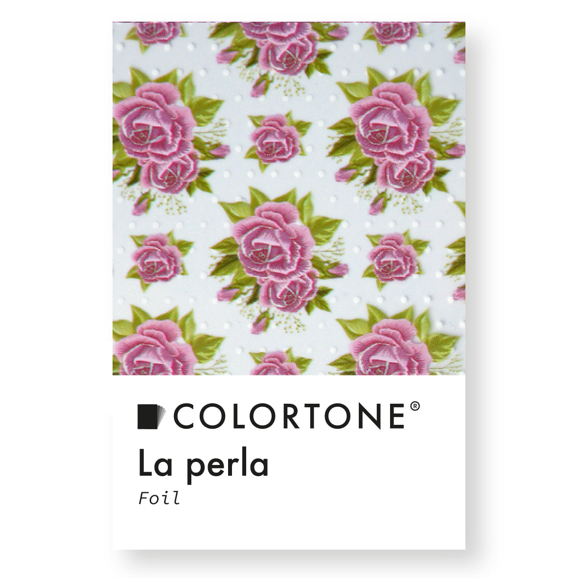 Clear La Perla Foil - Multicolor