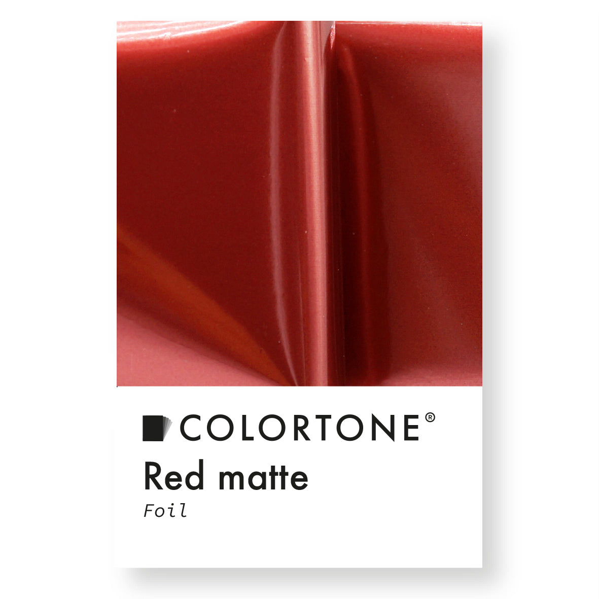 Red Matte Foil - Rood | Colortone