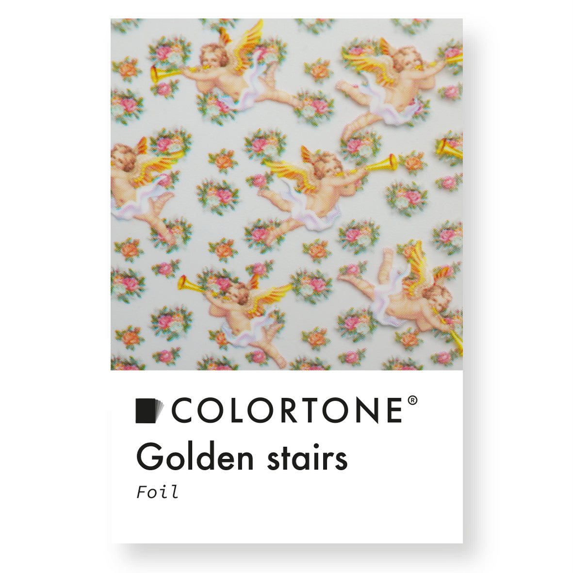 Clear Golden Stairs Foil - Multicolor