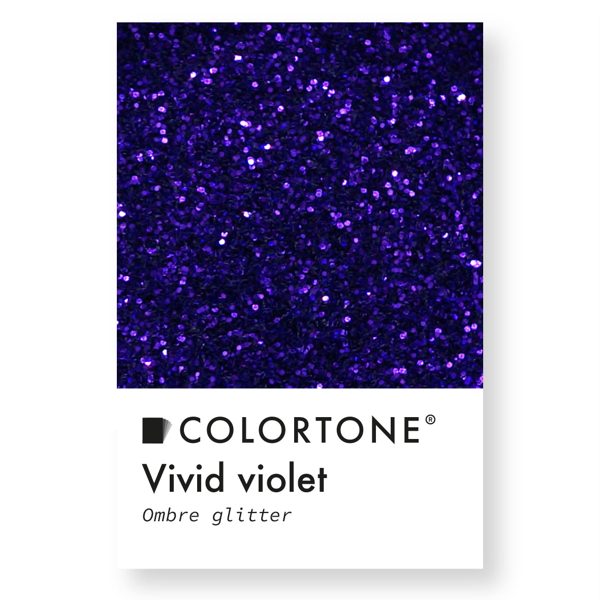 Vivid Violet - Ombre Glitter