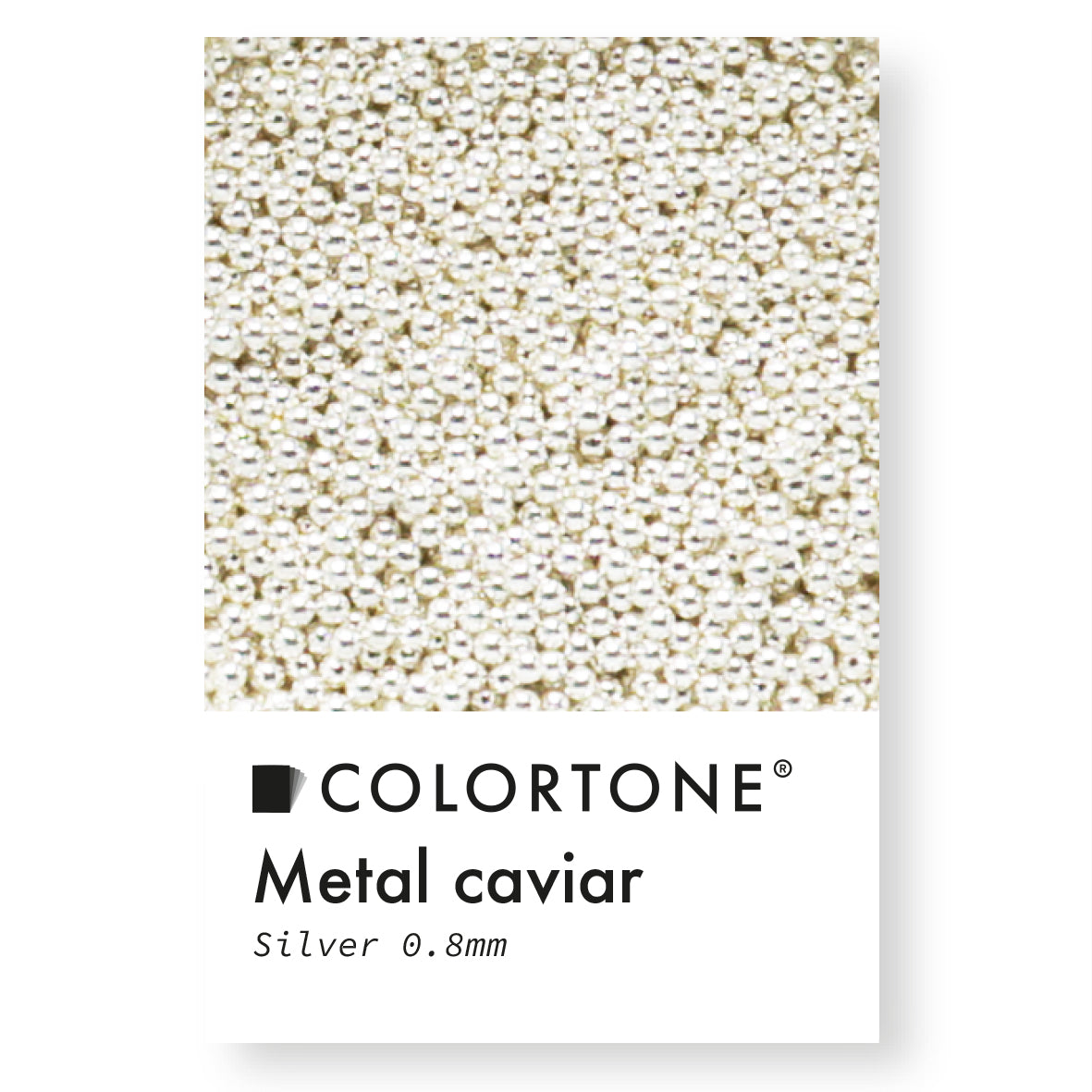 Metal Caviar 0.8 mm - Zilver