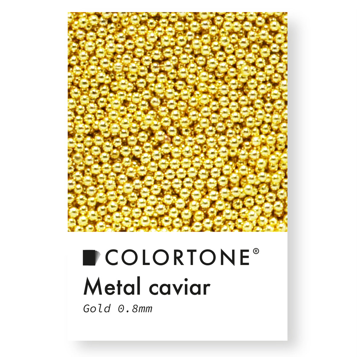 Metal Caviar 0.8 mm - Goud | Colortone