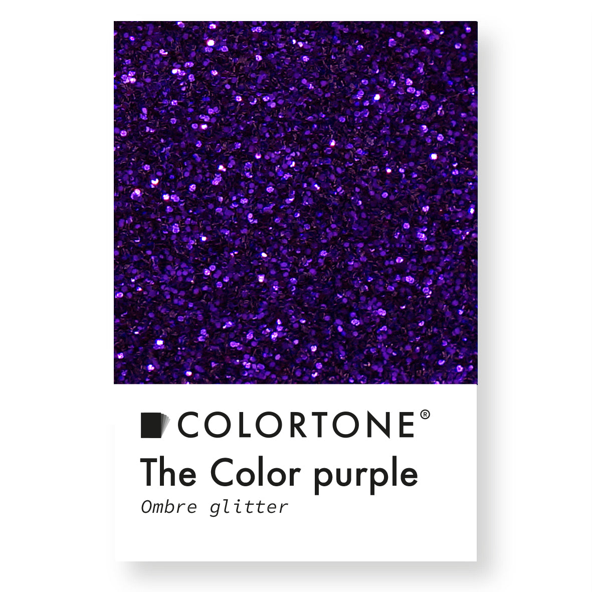 The Color Purple - Ombre Glitter