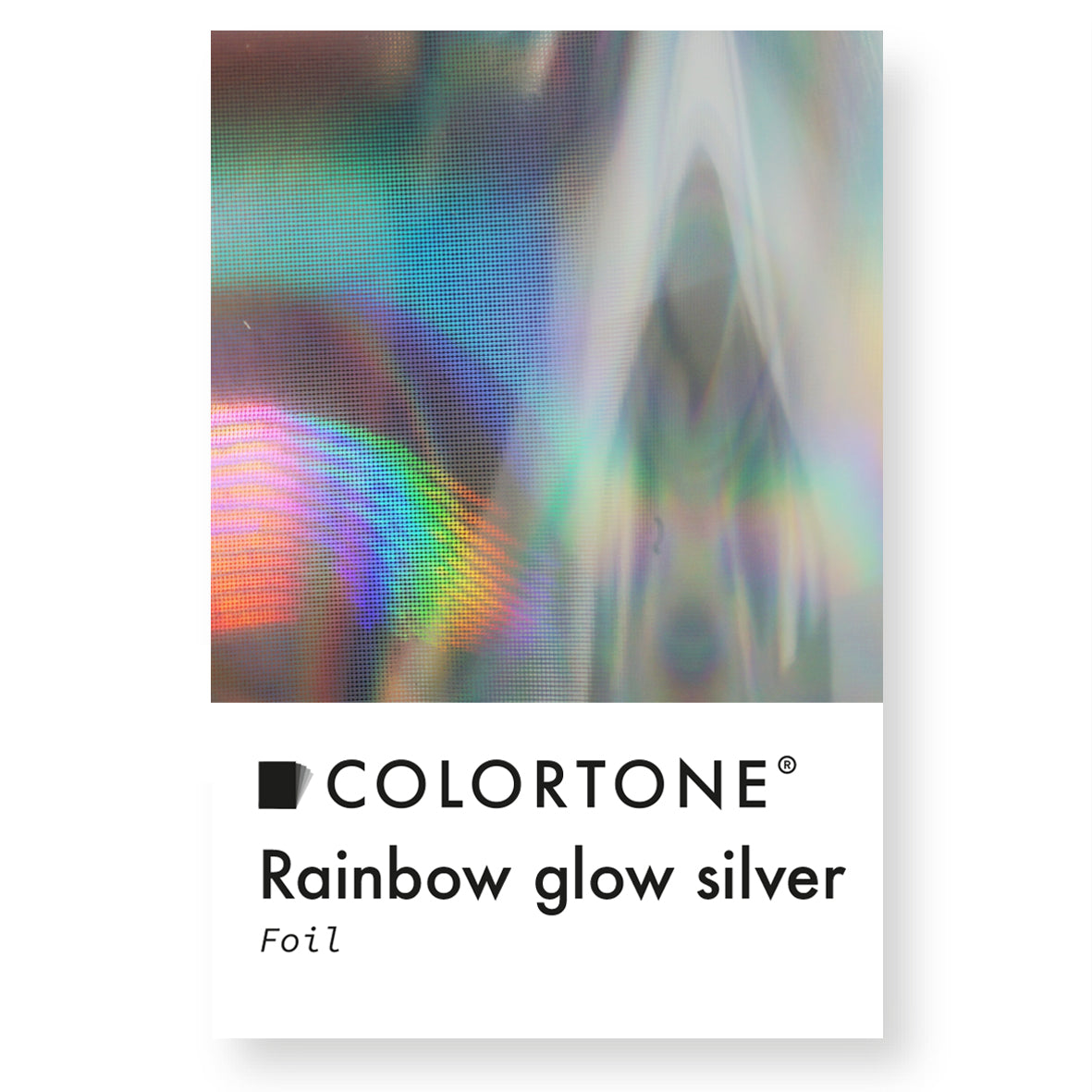 Rainbow Glow Silver Foil - Multicolor