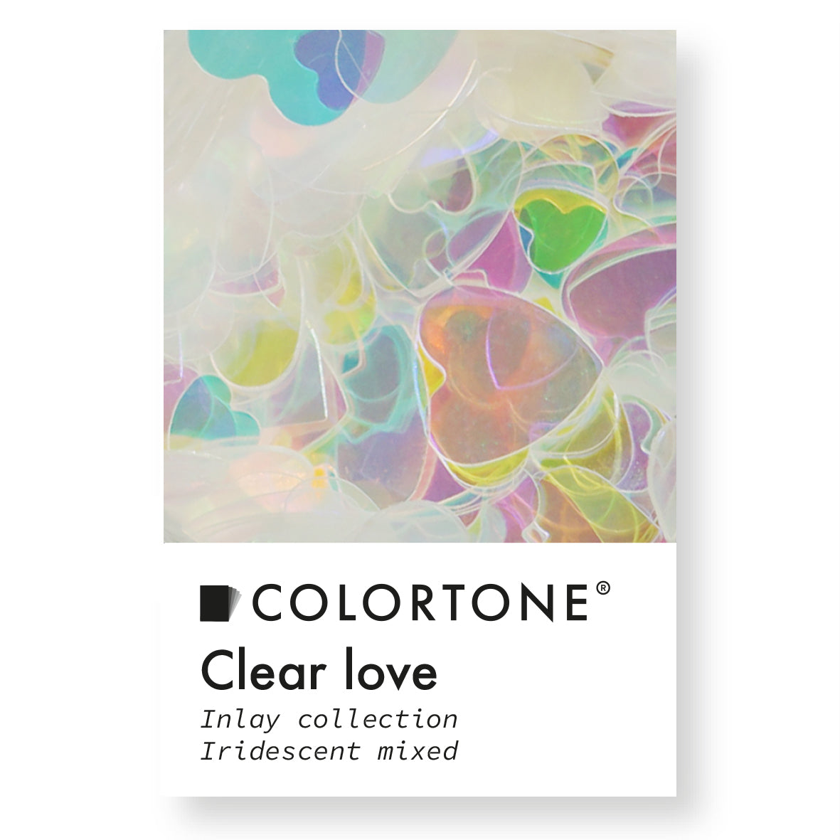 Clear Love - Inlay Glitter | Colortone