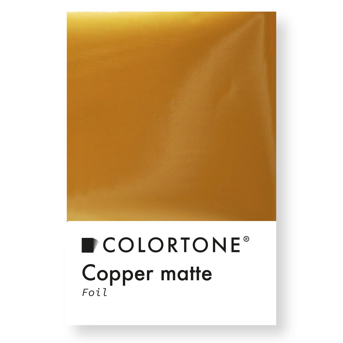 Copper Matte Foil - Koper | Colortone